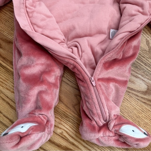 Carter’s Baby Snowsuit Fox Pink Size 9 months - Picture 8 of 10